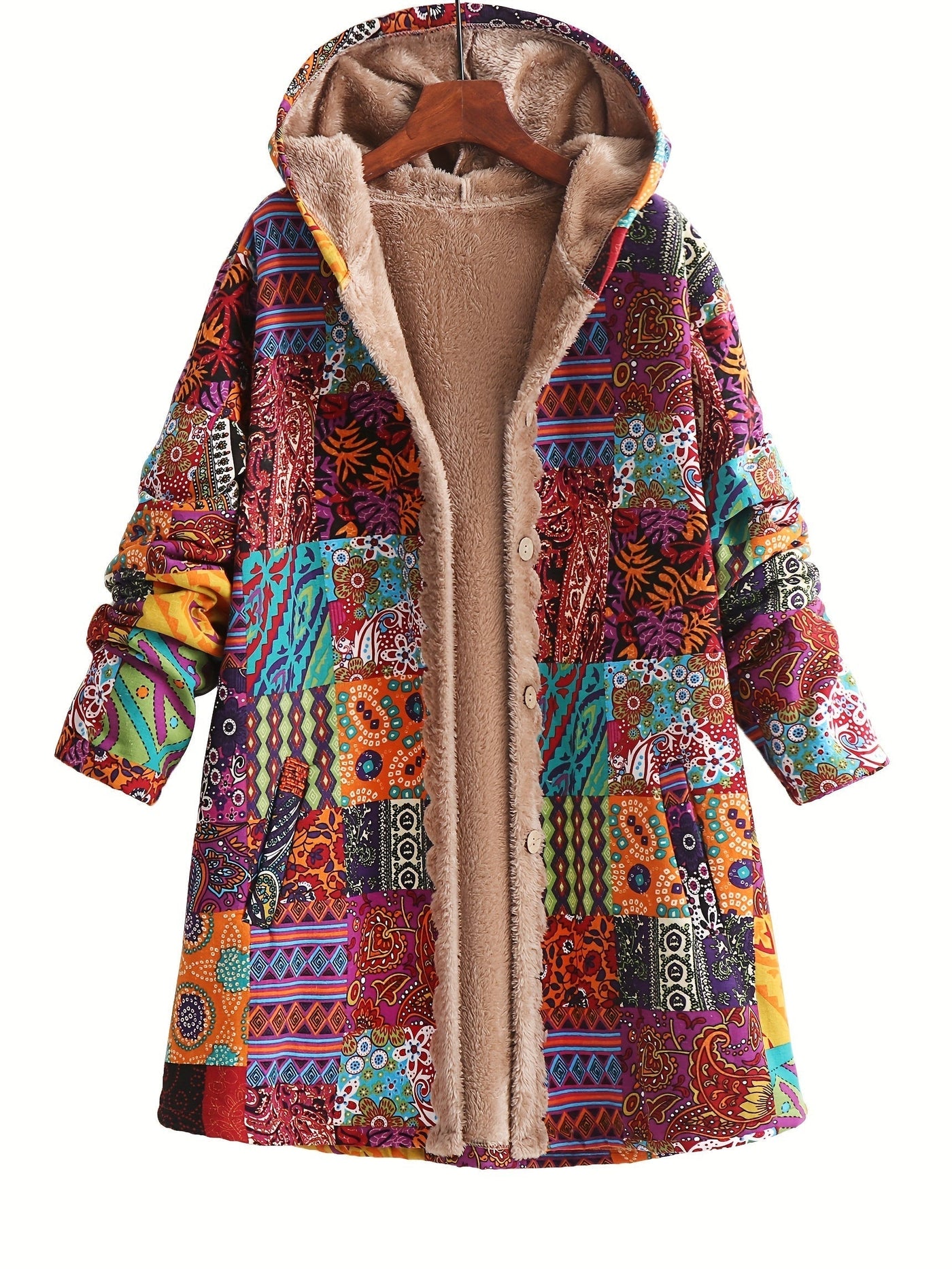 LYDIA™|CAPPOTTO PATCHWORK BOHO