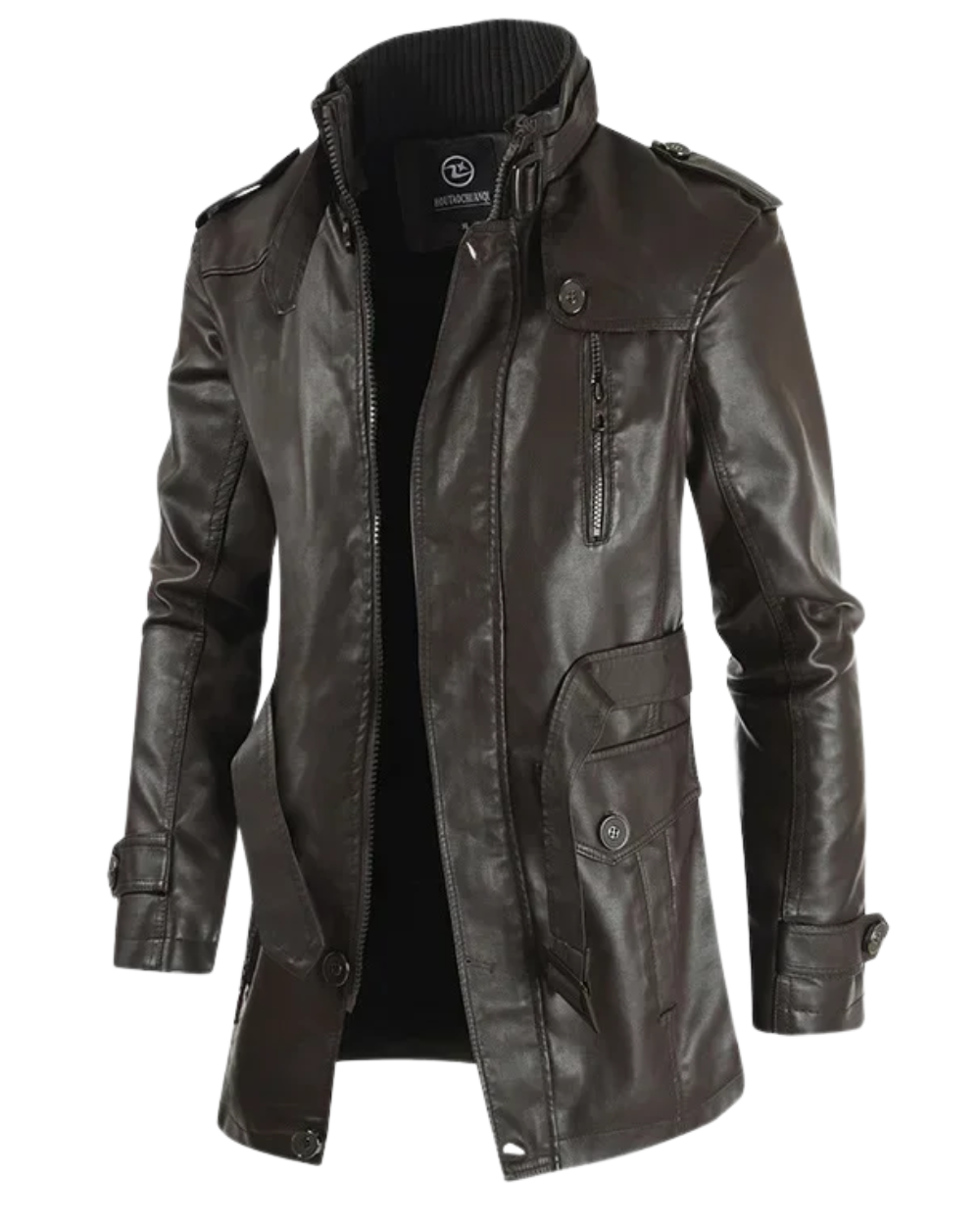 ANDRE™|GIACCA LUNGA ELEGANTE BIKER