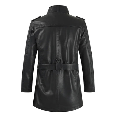ANDRE™|GIACCA LUNGA ELEGANTE BIKER